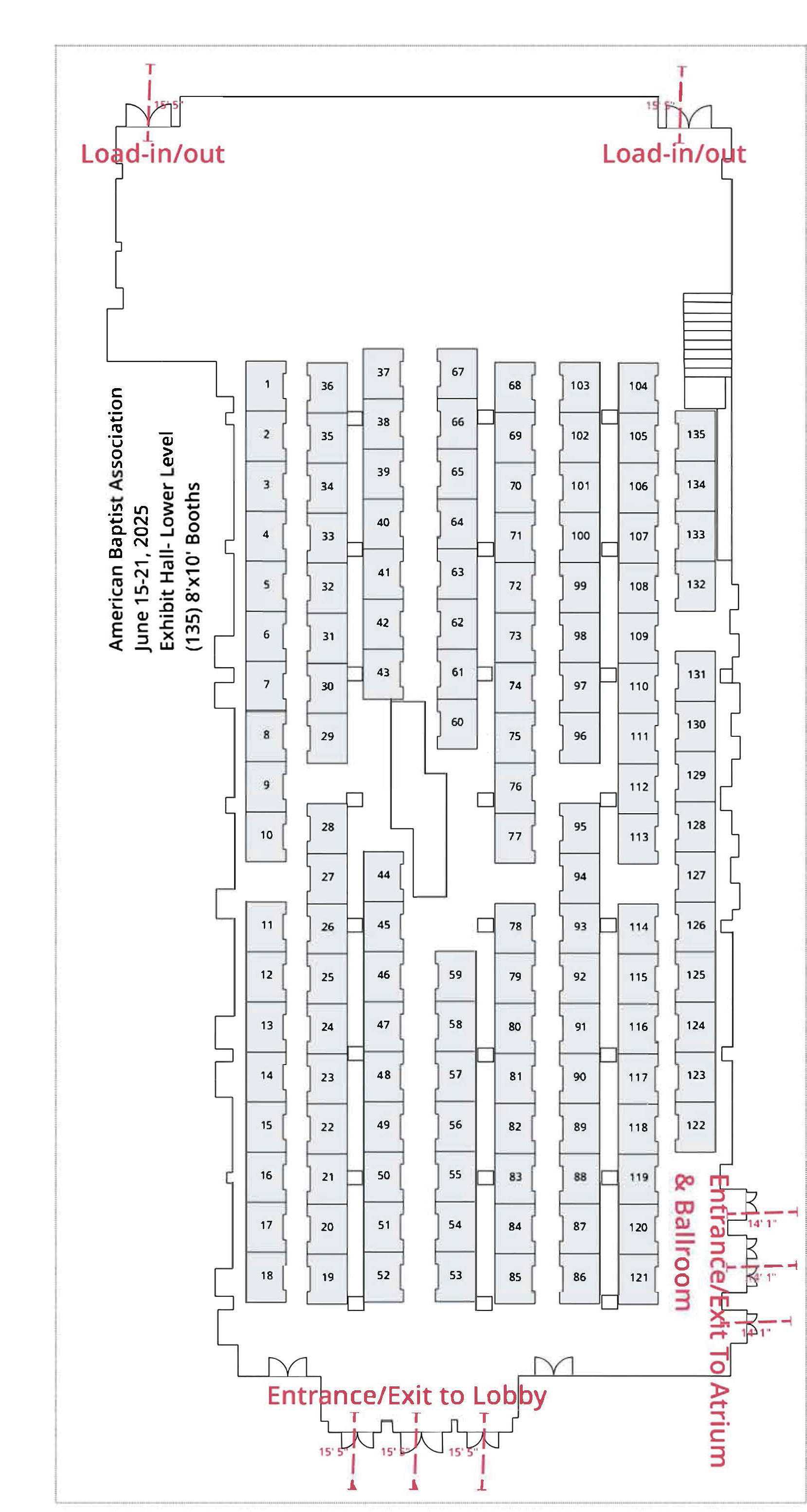 Exhibition Hall Floor Plan